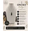 Oniks Doğal Taş Kolye Ucu (1)