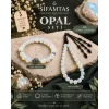 Opal Doğal Taş Seti (Bileklik ve Tesbih)