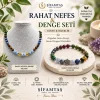 Rahat Nefes & Denge Doğal Taş Seti (Bileklik ve Kolye)