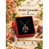 Renkli Turmalin Hayat Ağacı Kolye