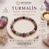 Renkli Turmalin Tımbıl Bileklik