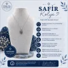Safir Doğal Taş Kolye Ucu