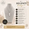 Selenit Doğal Taş Kolye Ucu