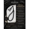 Siyah Turmalin Doğal Taş Tesbih