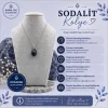 Sodalit Doğal Taş Kolye Ucu (2)