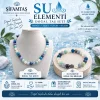 Su Elementi Doğal Taş Seti (Kolye ve Bileklik)