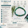 Turkuaz (Firuze) Doğal Taş Bileklik