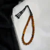 Turuncu Akik Doğal Taş Tesbih