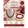 Yakut Doğal Taş Seti (Bileklik ve Kolye)