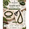 Yeşim Doğal Taş Seti (Bileklik ve Tesbih)