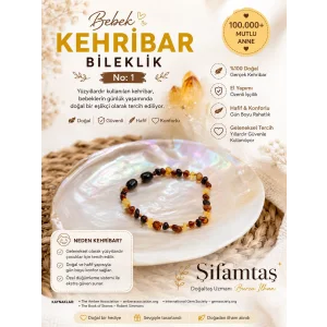 Bebek Kehribar Bileklik