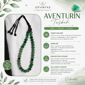 Aventurin Doğal Taş Tesbih