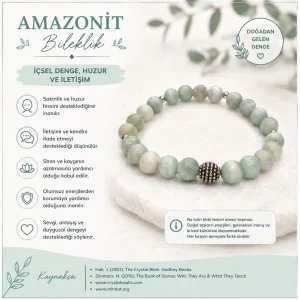 Amazonit Doğal Taş Bileklik