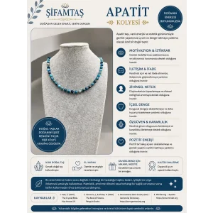 Apatit Doğal Taş Kolye