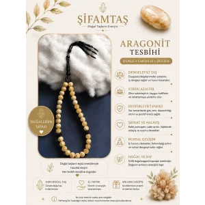 Aragonit Doğal Taş Tesbih