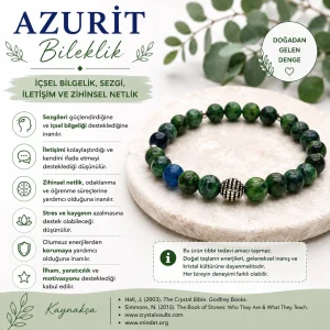 Azurit Doğal Taş Bileklik