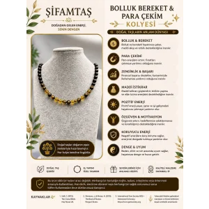 Bolluk & Bereket Doğal Taş Kolyesi