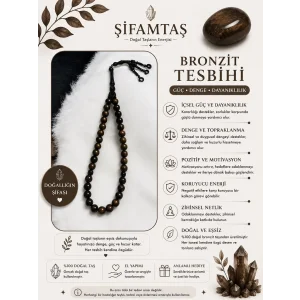 Bronzit Doğal Taş Tesbih