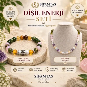 Dişil Enerji Seti (Bileklik ve Kolye)