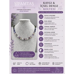 Duygusal Denge Doğal Taş Kolyesi