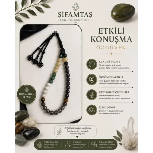 Etkili Konuşma & Özgüven Doğal Taş Tesbih
