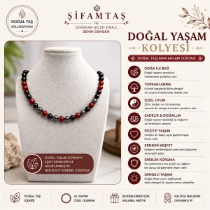 Güç & Yaşam Enerjisi Doğal Taş Kolye