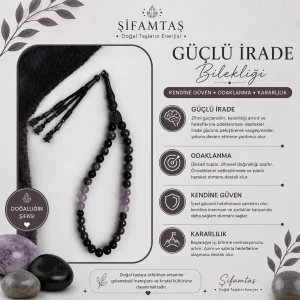 Güçlü İrade Doğal Taş Tesbih