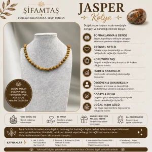 Jasper Doğal Taş Kolye