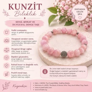 Kunzit Doğal Taş Bileklik