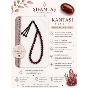 Lal Taşı (Kan Taşı) Doğal Taş Tesbih