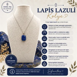 Lapis Lazuli Doğal Taş Kolye Ucu (1)