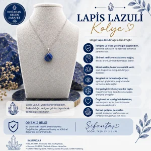 Lapis Lazuli Doğal Taş Kolye Ucu (2)
