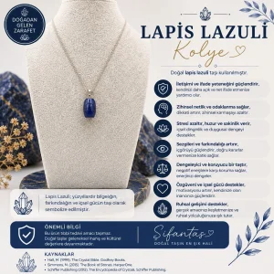 Lapis Lazuli Doğal Taş Kolye Ucu (3)