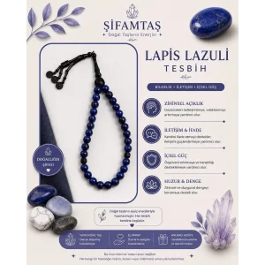 Lapis Lazuli Doğal Taş Tesbih