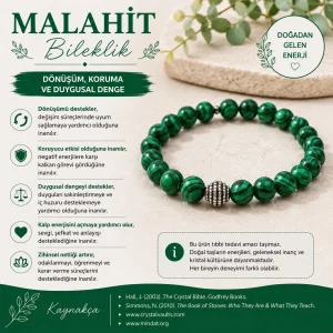Malahit Doğal Taş Bileklik