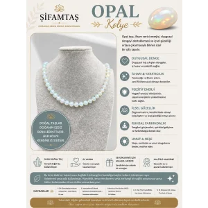 Opal Doğal Taş Kolye
