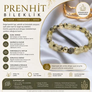 Prenhit Doğal Taş Bileklik