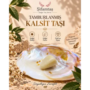 Tamburlanmış Kalsit Taşı
