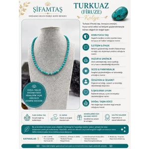 Turkuaz (Firuze) Doğal Taş Kolye