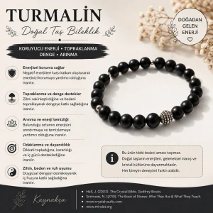 Turmalin Doğal Taş Bileklik