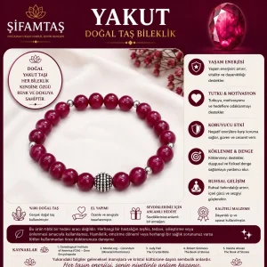 Yakut Doğal Taş Bileklik