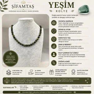 Yeşim Doğal Taş Kolye