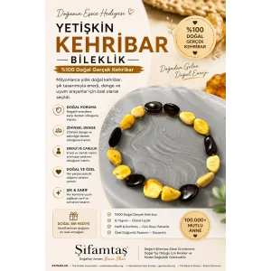 Yetişkin Kehribar Bileklik