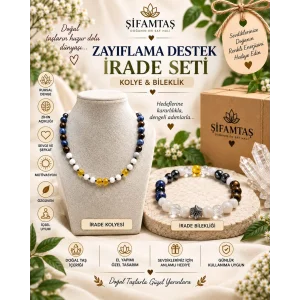 Zayıflama Destek & İrade Seti (Kolye Ve Bileklik)