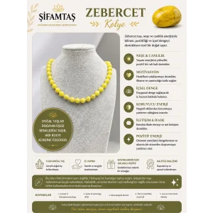Zebercet Doğal Taş Kolye
