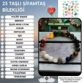 23 Taşlı Şifamtaş Bilekliği