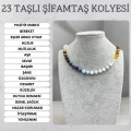 23 TAŞLI ŞİFAMTAŞ KOLYE