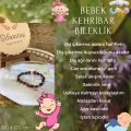 Bebek kehribar bileklik No:4