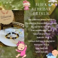 Bebek kehribar bileklik no:3