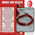 Kırmızı Akik Bileklik